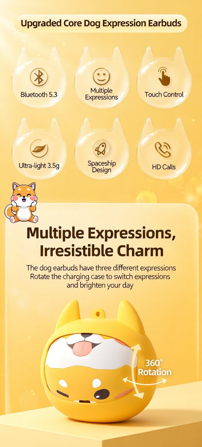 tws bluetooth earbuds(cute cartoon) tws bluetooth earbuds(cute cartoon)