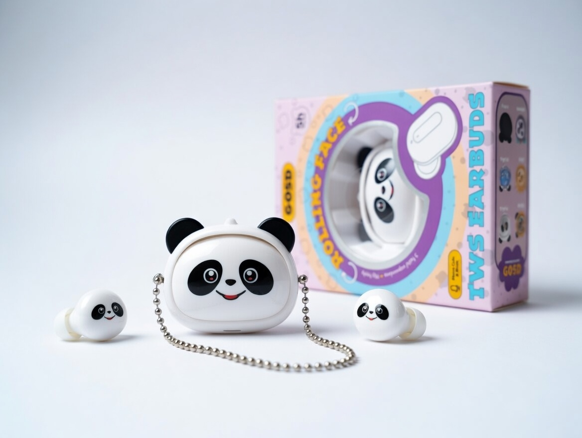 tws bluetooth earbuds(cute cartoon white) tws bluetooth earbuds(cute cartoon white)
