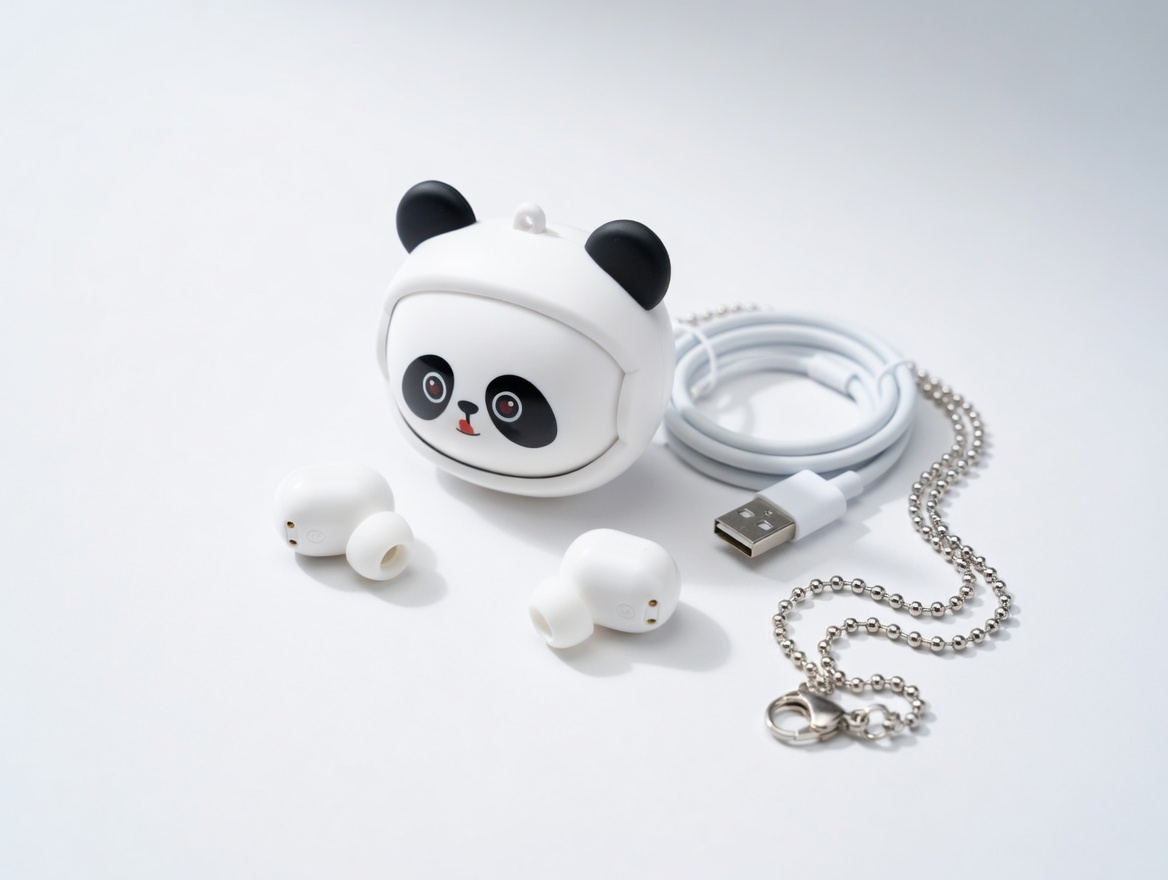 tws bluetooth earbuds(cute cartoon white) tws bluetooth earbuds(cute cartoon white)