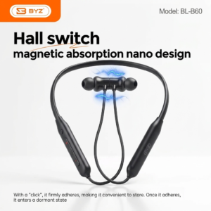 byz bl b60 wireless neckband headphones 3