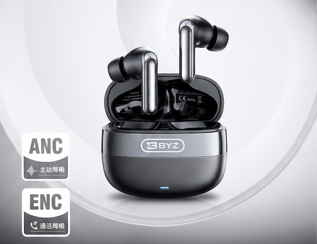 byz s623 anc+enc true wireless bluetooth earbuds 5 byz s623 anc+enc true wireless bluetooth earbuds 5