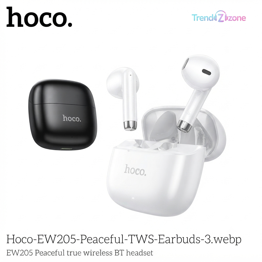 hoco ew205 peaceful true wireless bluetooth earbuds hoco ew205 peaceful true wireless bluetooth earbuds