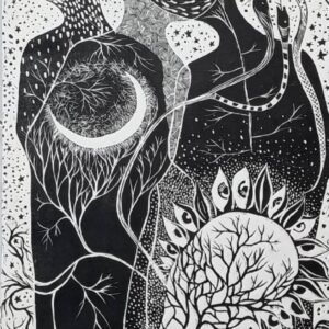 lino cut print 3
