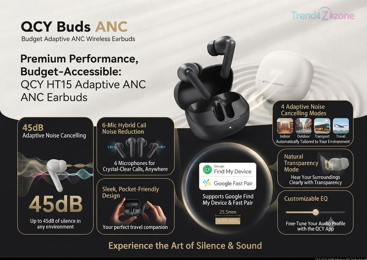 qcy ht15 45db adaptive anc earbuds5 qcy ht15 45db adaptive anc earbuds5